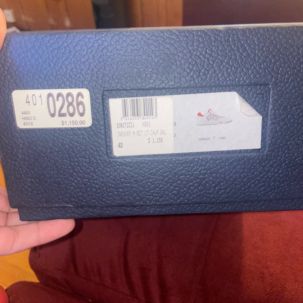 Men Dior B27 Low Top size 10